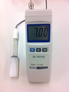 化粧品・ヘルスケア用品の皮膚試験の測定機器(皮膚の(pHペーハー)を測定)